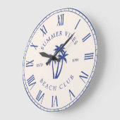 Summer Vibes ラージ壁時計 (傾斜)