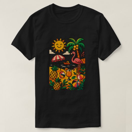 summer vibes classic t-shirt tシャツ (デザイン正面)