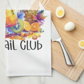 Summer vibes cocktail club | Tropical Drink キッチンタオル (四つ折り)