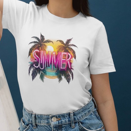 Summer Vibes Design für Strandfans Tシャツ