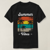 Summer Vibes Holiday Vacation Beach Funny Tシャツ (デザイン正面)
