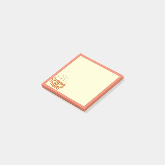 Summer Vibes Post-It Notes ポストイット (アングル)
