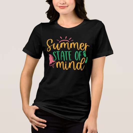 Summer Vibes "Summer State of Mind" トライブレンドＴシャツ (正面)