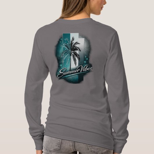 Summer Vibes Tシャツ (裏面)