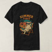 summer vibes t-shirt cool  tシャツ (デザイン正面)