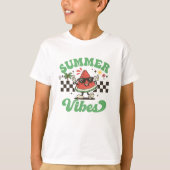 Summer Vibes Watermelon T-Shirt Tシャツ (正面)