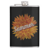 SUMMER VINTAGE SUNFLOWER フラスク (正面)
