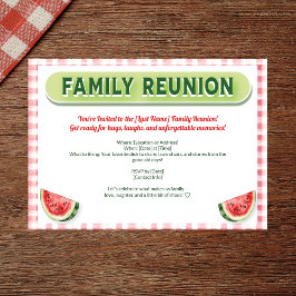 Summer Watermelon Family Reunion 招待状