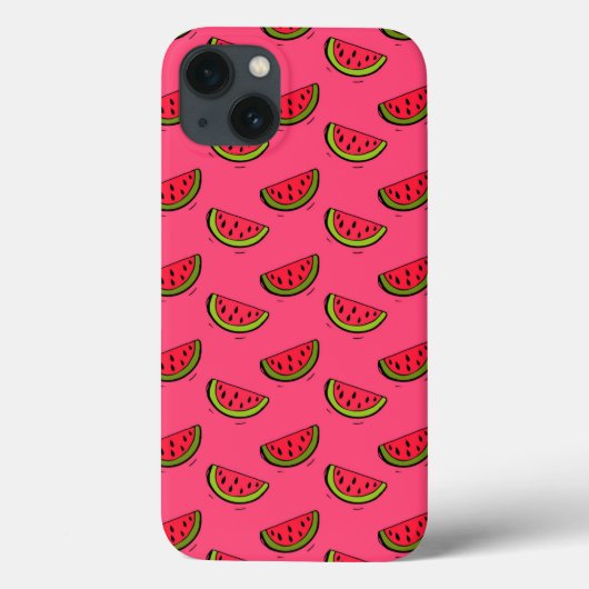 Summer Watermelon on Pink Pattern Case-Mate iPhoneケース (裏面)