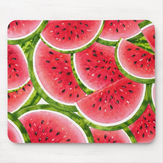 Summer Watermelon Pattern Mouse Pad  マウスパッド (正面)