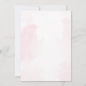 Summer Waterslide Girl Birthday Party 招待状 (裏面)