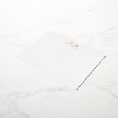 Summer wave foil flat card  箔招待状ポストカード (回転した状態)