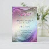 Summer Wedding RSVPカード (スタンド正面)