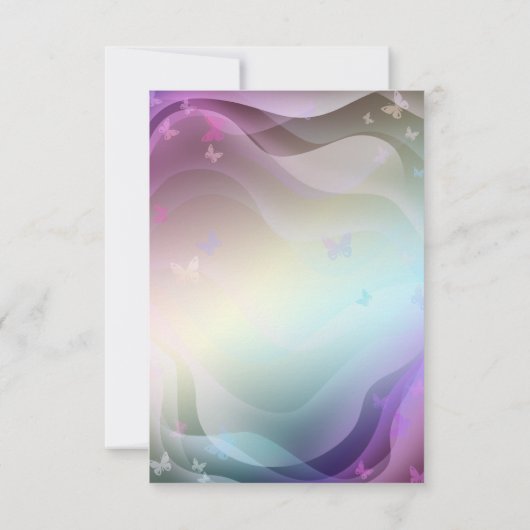 Summer Wedding RSVPカード (裏面)