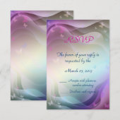 Summer Wedding RSVPカード (正面/裏面)