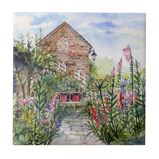 Summer Wildflower English Garden in York タイル (正面)