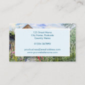 Summer Wildflower English Garden in York 名刺 (裏面)