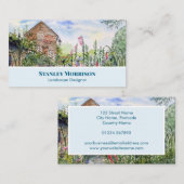 Summer Wildflower English Garden in York 名刺 (正面/裏面)