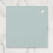 Summer Wildflower Field Baby Shower フェイバータグ (裏面)