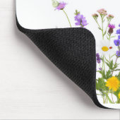 Summer Wildflower Field Nature mouse pad マウスパッド (コーナー)