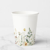 Summer Wildflower Field Wedding 紙コップ (右)