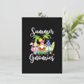 Summer With My Gnomiesかわいいガーデン格言ファミリーV 招待状 (スタンド正面)