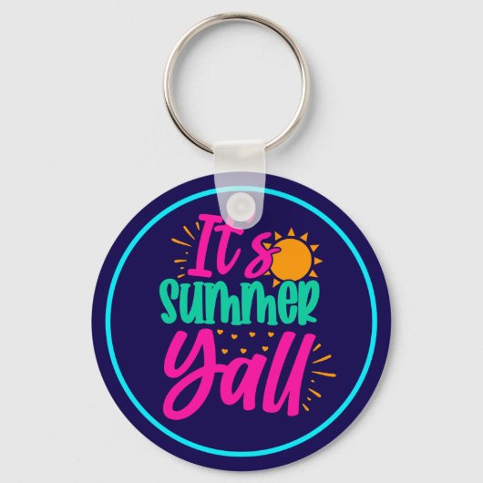 Summer Y'all-54808 キーホルダー (正面)