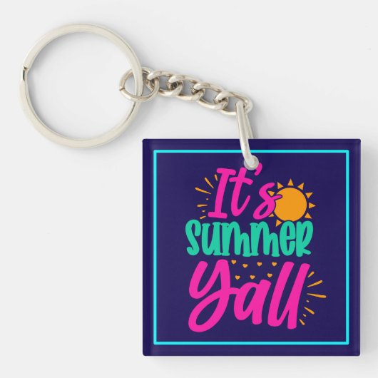 Summer Y'all-54808 キーホルダー (正面)