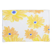 Summer Yellow Floral  枕カバー (正面右)