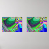 Summerfeeling , Abstract 3D Rainbowart (正面)