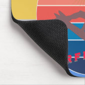 Summerfun surfing club-Beach weather マウスパッド (コーナー)