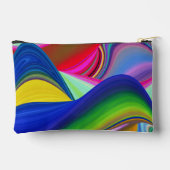 Summerrainbow , Abstract 3D Rainbowart アクセサリーポーチ (裏面)