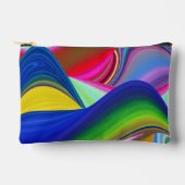 Summerrainbow , Abstract 3D Rainbowart アクセサリーポーチ (正面)