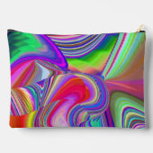 Summerrainbow , Abstract 3D Rainbowart アクセサリーポーチ (裏面)