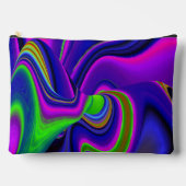 Summerrainbow , Abstract 3D Rainbowart アクセサリーポーチ (正面)