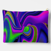 Summerrainbow , Abstract 3D Rainbowart アクセサリーポーチ (裏面)