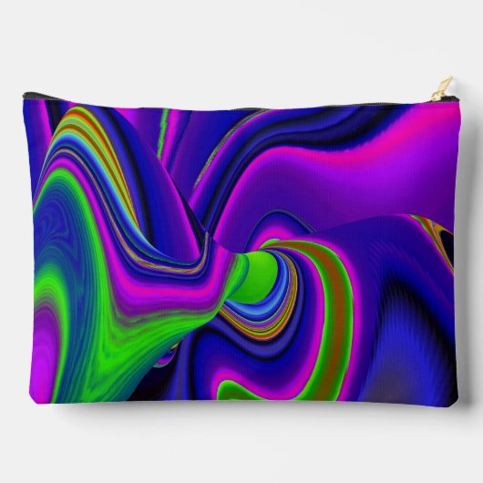 Summerrainbow , Abstract 3D Rainbowart アクセサリーポーチ (裏面)