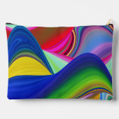 Summerrainbow , Abstract 3D Rainbowart アクセサリーポーチ (裏面)