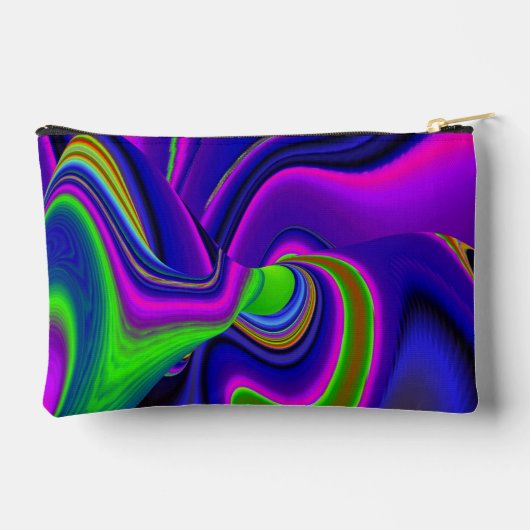 Summerrainbow , Abstract 3D Rainbowart アクセサリーポーチ (裏面)