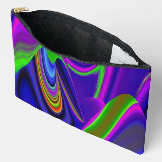 Summerrainbow , Abstract 3D Rainbowart アクセサリーポーチ (見開き)