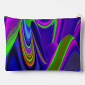 Summerrainbow , Abstract 3D Rainbowart アクセサリーポーチ (裏面)