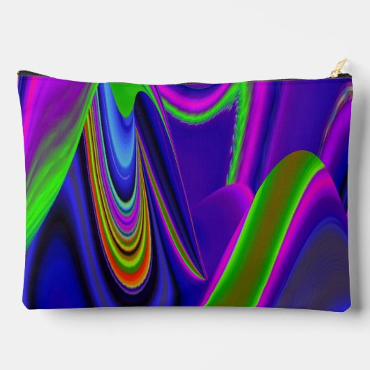 Summerrainbow , Abstract 3D Rainbowart アクセサリーポーチ (裏面)