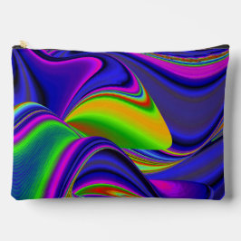 Summerrainbow , Abstract 3D Rainbowart アクセサリーポーチ