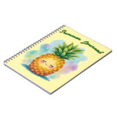 Summer's Journalハッピーパイナップルノート ノートブック (左側)