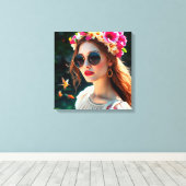 Summer's Radiance キャンバスプリント (インサイチュ (ウッドフロア))