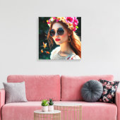 Summer's Radiance キャンバスプリント (インサイチュ (リビング))