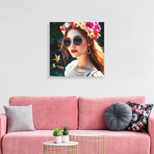 Summer's Radiance キャンバスプリント (インサイチュ (リビング))