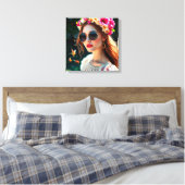 Summer's Radiance キャンバスプリント (インサイチュ (寝室))