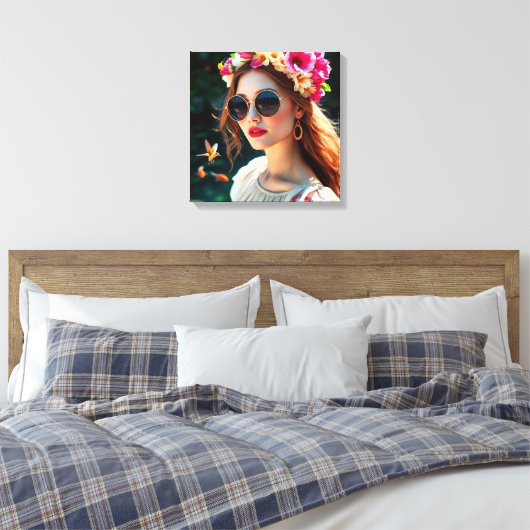 Summer's Radiance キャンバスプリント (インサイチュ (寝室))