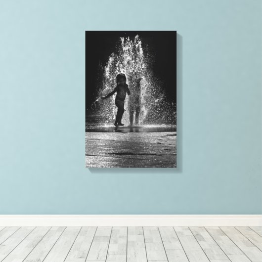 Summertime Funtime No 2 キャンバスプリント (インサイチュ (ウッドフロア))